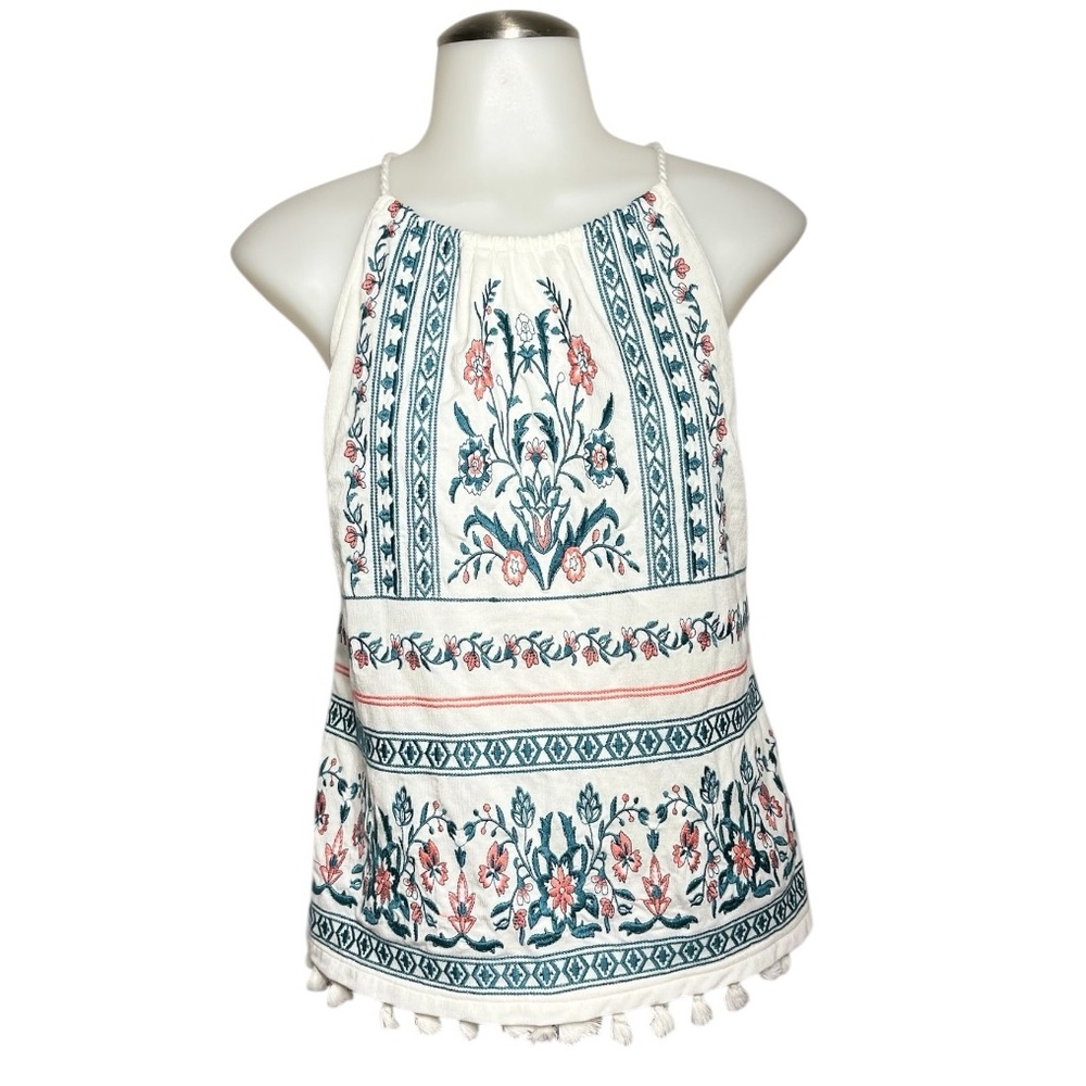 Size small petite Skies Are Blue Boho top.